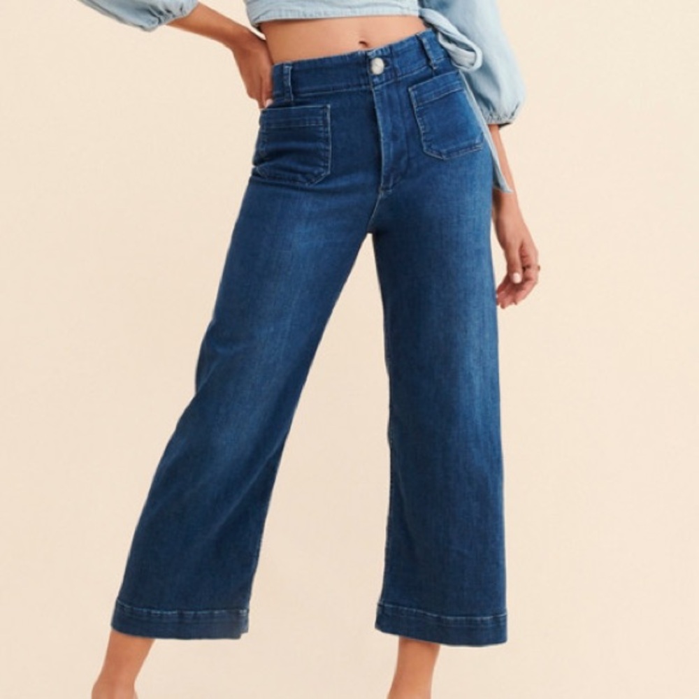 Pilcro The Skipper Wide Leg Jeans